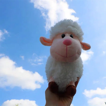 Export Korea Market High Quality Long plush Sheep Stuffed Animal Plush simulation Lamb Doll Toys for Children Room Decor Present