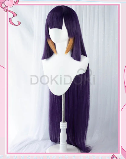 DokiDoki Hololive English Cosplay Ninomae Ina’nis Wig Cute Wig Hololive English Cosplay Hair Ninomae Ina’nis Wig