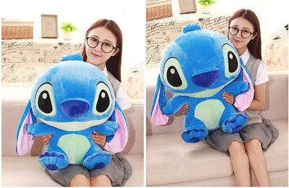 35-65cm Lilo&Stitch Stuffed Plush Doll Edition Stitch Rose Doll Creative Kawaii Room Decoration Pillow Toy Girl Birthday Gift