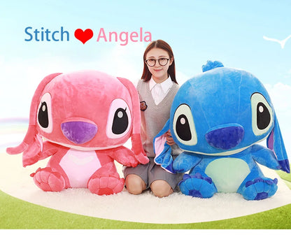 35-65cm Lilo&Stitch Stuffed Plush Doll Edition Stitch Rose Doll Creative Kawaii Room Decoration Pillow Toy Girl Birthday Gift