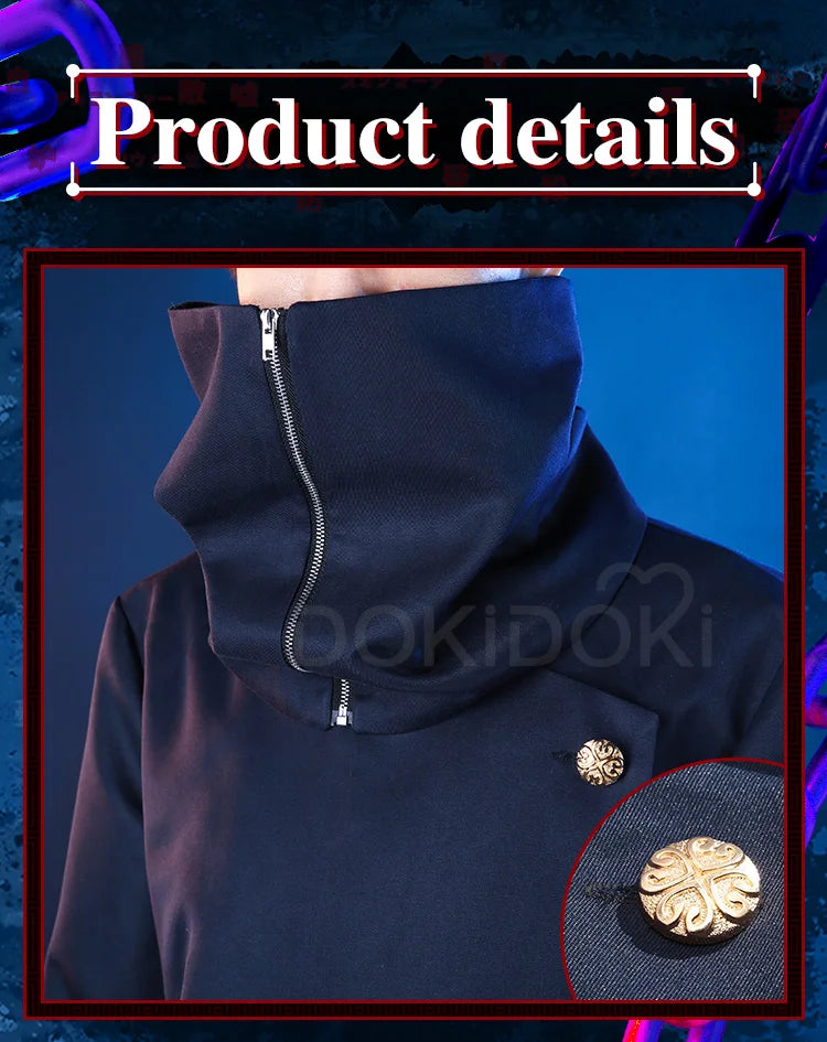 IN STOCK Gojo Satoruu/ Togee Inumaki Cosplay Costume Anime  DokiDoki-SR Dark Blue Uniform Costume Christmas