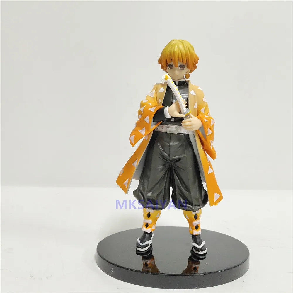 Demon Slayer Kimetsu No Yaiba Agatsuma Zenitsu LED Night Light Action Figure Set PVC Model Toy - no retail box