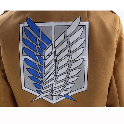 Attack On Titan Levi Ackerman Cosplay Set Adult Cotton Polyester
