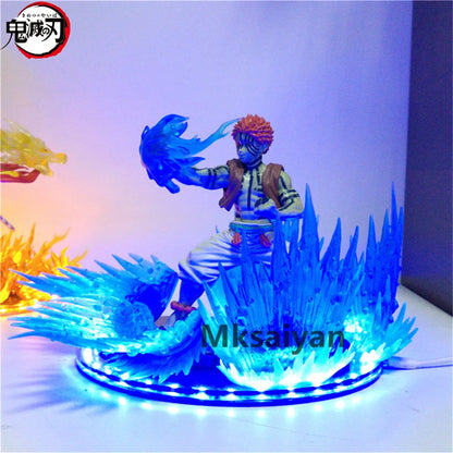 Demon Slayer Anime Figures Akaza Komaji Rengoku Kyoujurou DIY Set PVC Toys Model Kimetsu no Yaiba Action Figma Xmas Gift Doll