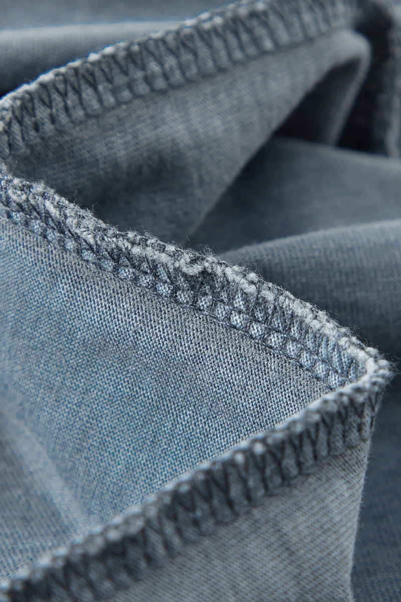 ZODF 2024 Summer Men 200gsm Washed Cotton Solid T Shirts Loose Unisex Male Casual Basic Comfortable T-Shirt Brand Tees HY0254