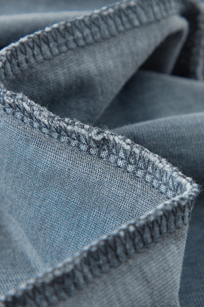 ZODF 2024 Summer Men 200gsm Washed Cotton Solid T Shirts Loose Unisex Male Casual Basic Comfortable T-Shirt Brand Tees HY0254