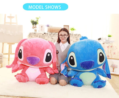 35-65cm Lilo&Stitch Stuffed Plush Doll Edition Stitch Rose Doll Creative Kawaii Room Decoration Pillow Toy Girl Birthday Gift