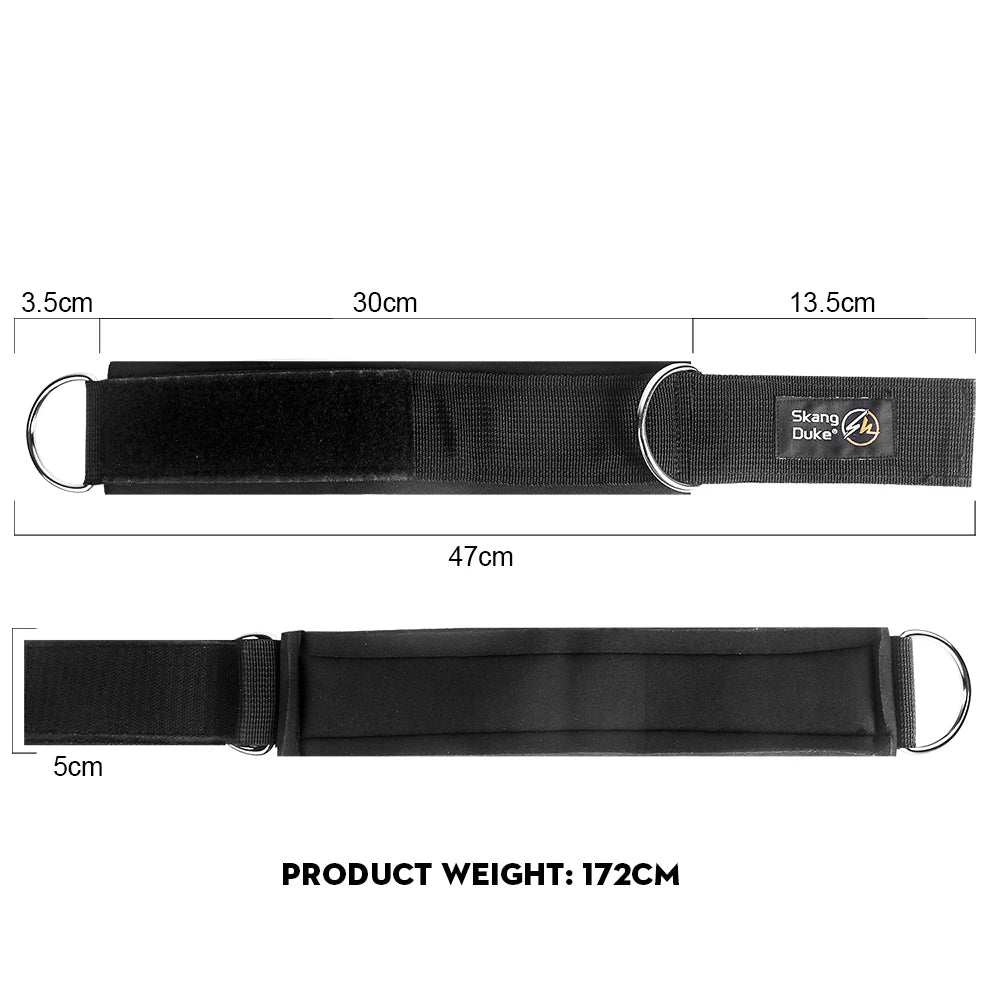 Fitness Ankle Band Padded Double D-Ring Adjustable Weight Leg Training Support 1pc/2pc/3pc