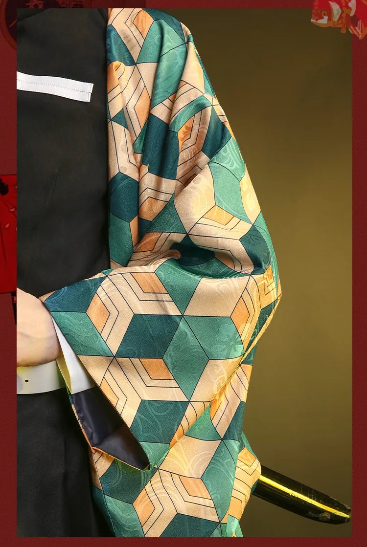 Tomiokaa Giyuu Cosplay Costume Anime Dokidoki-SR Men Costume Kimono Uniform Giyuu Haori Cosplay