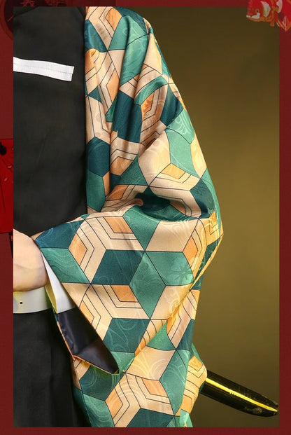 Tomiokaa Giyuu Cosplay Costume Anime Dokidoki-SR Men Costume Kimono Uniform Giyuu Haori Cosplay