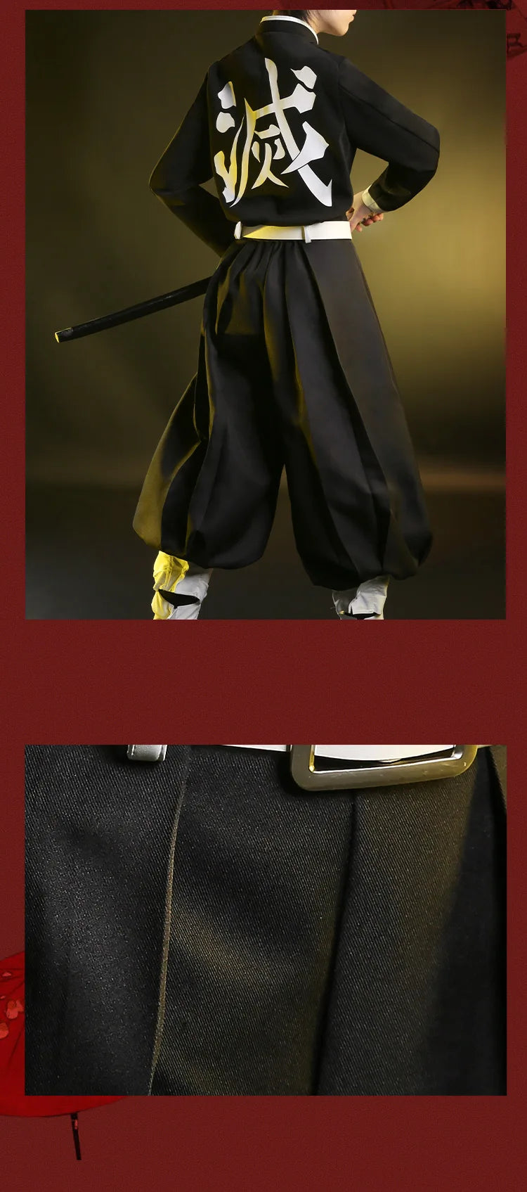 Tomiokaa Giyuu Cosplay Costume Anime Dokidoki-SR Men Costume Kimono Uniform Giyuu Haori Cosplay