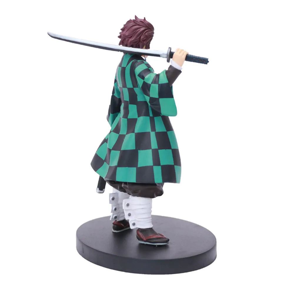 Demon Slayer Kimetsu no Yaiba Action Figures Kamado Tanjirou Kamado Nezuko Anime Figma Dragon Effect Toy Model PVC Doll Juguetes