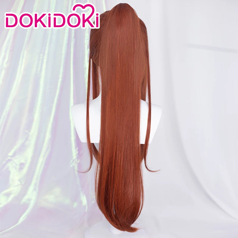 IN SOTCK Monika Cosplay Wig GAME Doki Doki Literature Club Cosplay DokiDoki Women Hair Literature Club Cosplay Monika Wigs