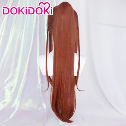 IN SOTCK Monika Cosplay Wig GAME Doki Doki Literature Club Cosplay DokiDoki Women Hair Literature Club Cosplay Monika Wigs
