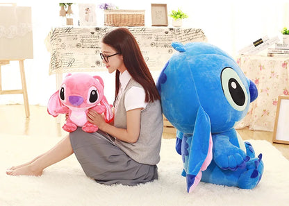 35-65cm Lilo&Stitch Stuffed Plush Doll Edition Stitch Rose Doll Creative Kawaii Room Decoration Pillow Toy Girl Birthday Gift