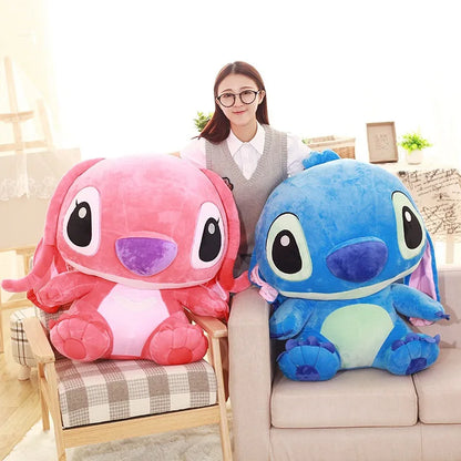 35-65cm Lilo&Stitch Stuffed Plush Doll Edition Stitch Rose Doll Creative Kawaii Room Decoration Pillow Toy Girl Birthday Gift