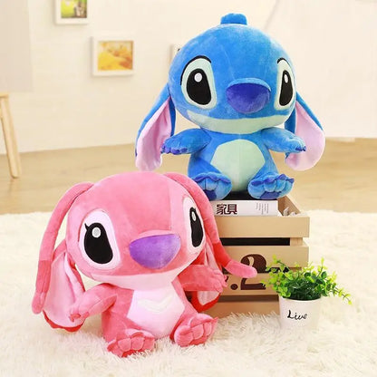 35-65cm Lilo&Stitch Stuffed Plush Doll Edition Stitch Rose Doll Creative Kawaii Room Decoration Pillow Toy Girl Birthday Gift