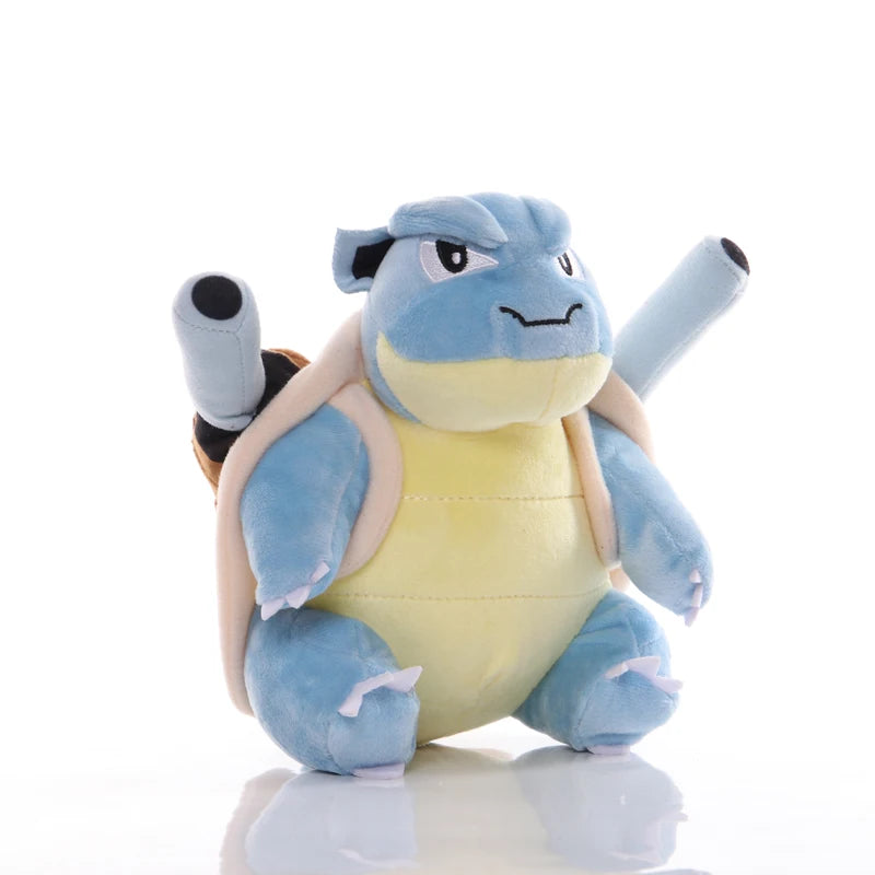 Anime  Blastoise Kawaii Plush Toys Pikachu Greninja Zeraora Stuffed Cute Collectibles Room Decor Children Holiday Gifts