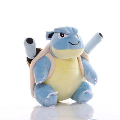 Anime  Blastoise Kawaii Plush Toys Pikachu Greninja Zeraora Stuffed Cute Collectibles Room Decor Children Holiday Gifts