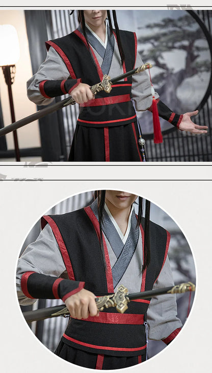 【Official】IN STOCK Wei Wu Xian Cosplay Costume Mo Dao Zu Shi Cosplay DokiDoki-SR Men Wei Wuxian Teenager Cosplay