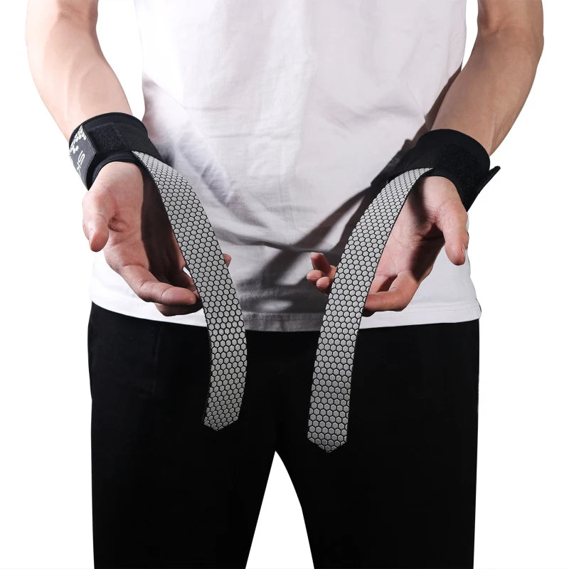 Lifting Wrist Straps for Weightlifting Bodybuilding Powerlifting Strength Training Deadlifts Dumbbells Workout Support