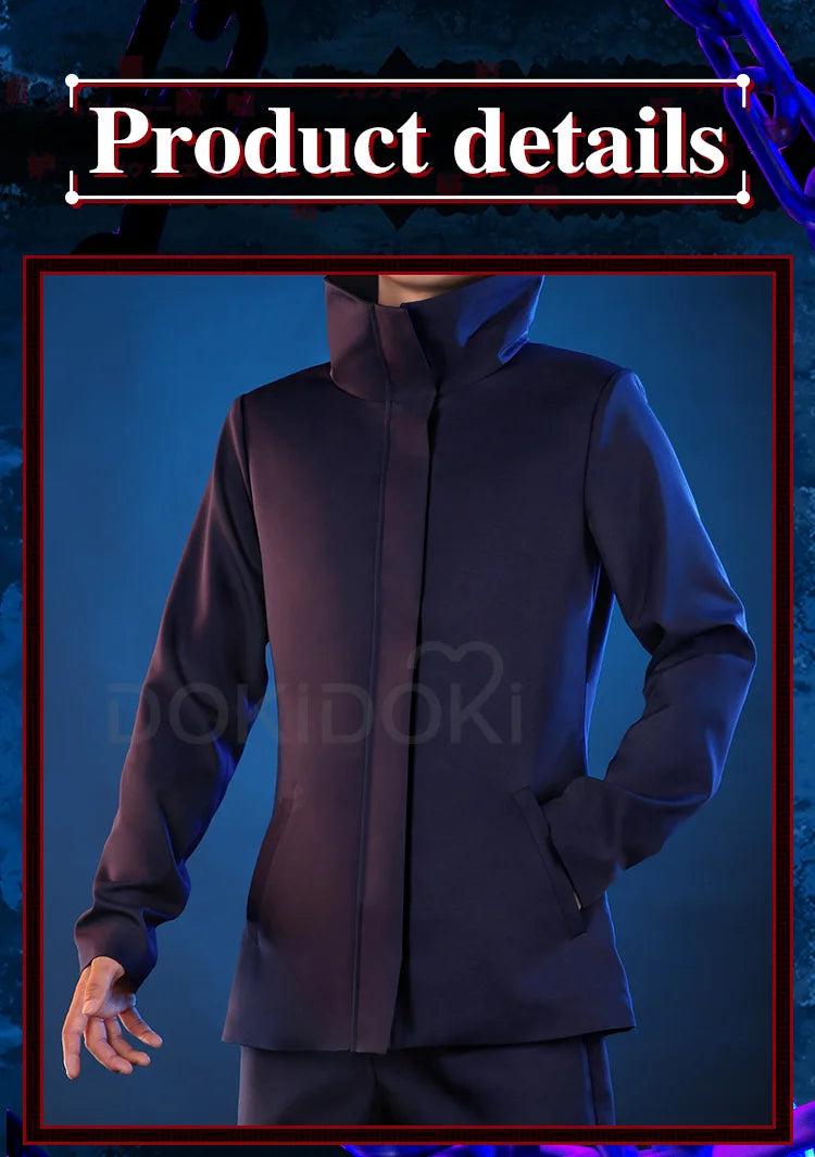 IN STOCK Gojo Satoruu/ Togee Inumaki Cosplay Costume Anime  DokiDoki-SR Dark Blue Uniform Costume Christmas