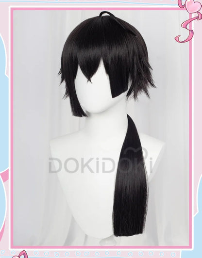 IN STOCK Vanitas Noe Archiviste Wig Anime The Case Study of Vanitas Cosplay Wig DokiDoki Vanitas no Karte Black Hair Earrings