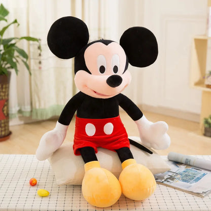 30-70cm Classic Minnie Mickey Mouse Kawaii Stuffed Plush Toys Children Throw Pillow Doll Birthday Girlfriend Girl Couples Gift