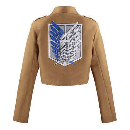 Attack On Titan Levi Ackerman Cosplay Set Adult Cotton Polyester
