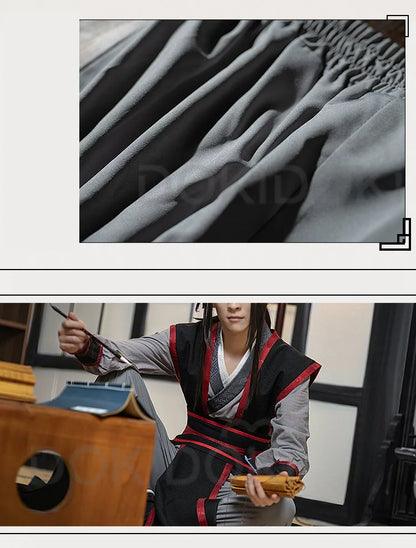 【Official】IN STOCK Wei Wu Xian Cosplay Costume Mo Dao Zu Shi Cosplay DokiDoki-SR Men Wei Wuxian Teenager Cosplay