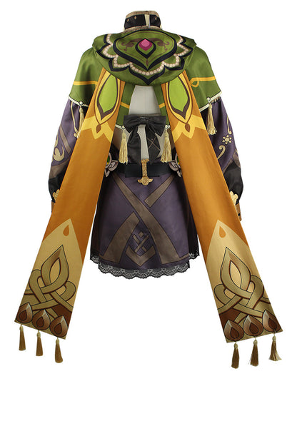 Genshin Impact Collei Cosplay Costume Adult Cotton Polyester Set