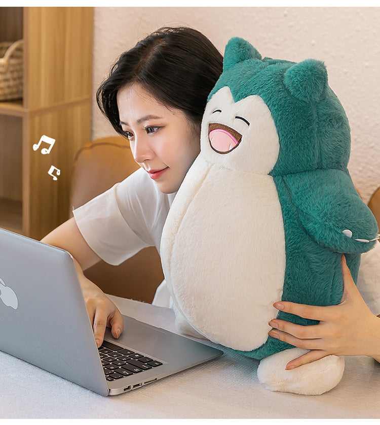 30/45/60CM Big Size Pokémon Cute Snorlax Plush Toy Cartoon Anime Plushies Peluche Home Decor Sleeping Pillow Children Toy Gift