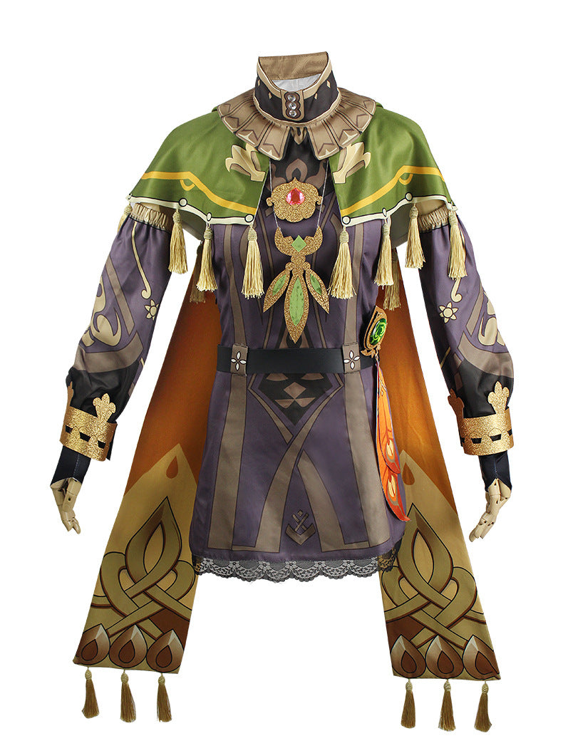 Genshin Impact Collei Cosplay Costume Adult Cotton Polyester Set