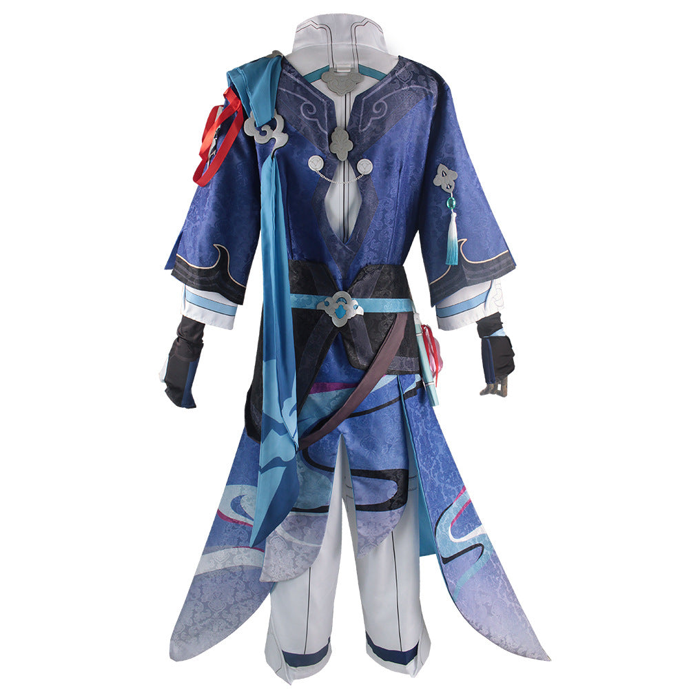 HOMCHEE TRENDS Yanqing Cosplay Costume Big Size Cotton Polyester
