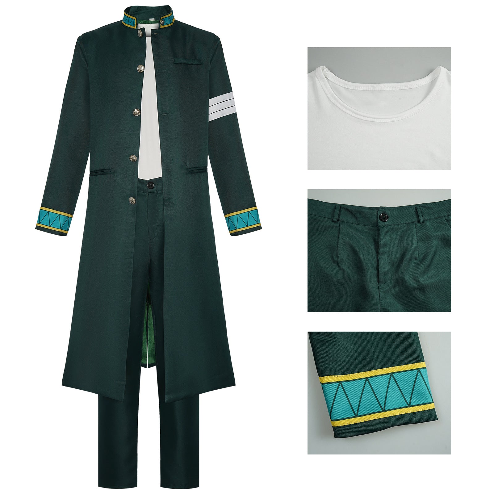 HOMCHEE TRENDS CosCN Hayato Suo School Uniform Set Cotton Polyester