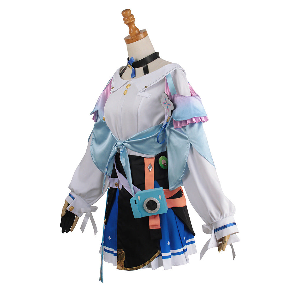 Honkai Star Rail March 7th Cosplay Costume Big Size Cotton Polyester