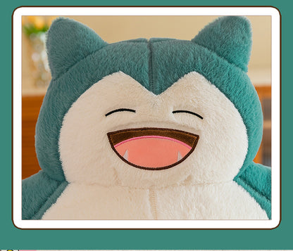30/45/60CM Big Size Pokémon Cute Snorlax Plush Toy Cartoon Anime Plushies Peluche Home Decor Sleeping Pillow Children Toy Gift