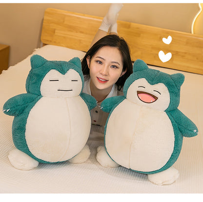 30/45/60CM Big Size Pokémon Cute Snorlax Plush Toy Cartoon Anime Plushies Peluche Home Decor Sleeping Pillow Children Toy Gift