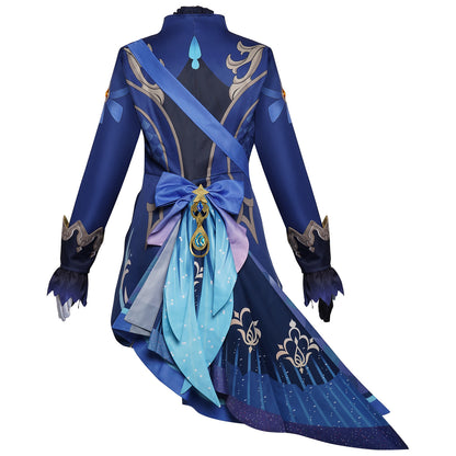 Genshin Impact Furina De Fontaine Cosplay Costume Set Cotton Polyester