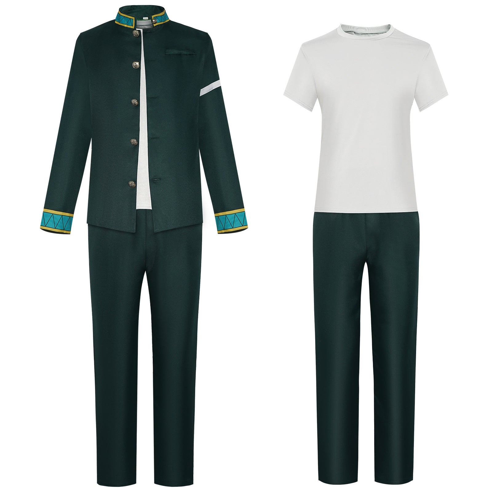 HOMCHEE TRENDS CosCN Hayato Suo School Uniform Set Cotton Polyester
