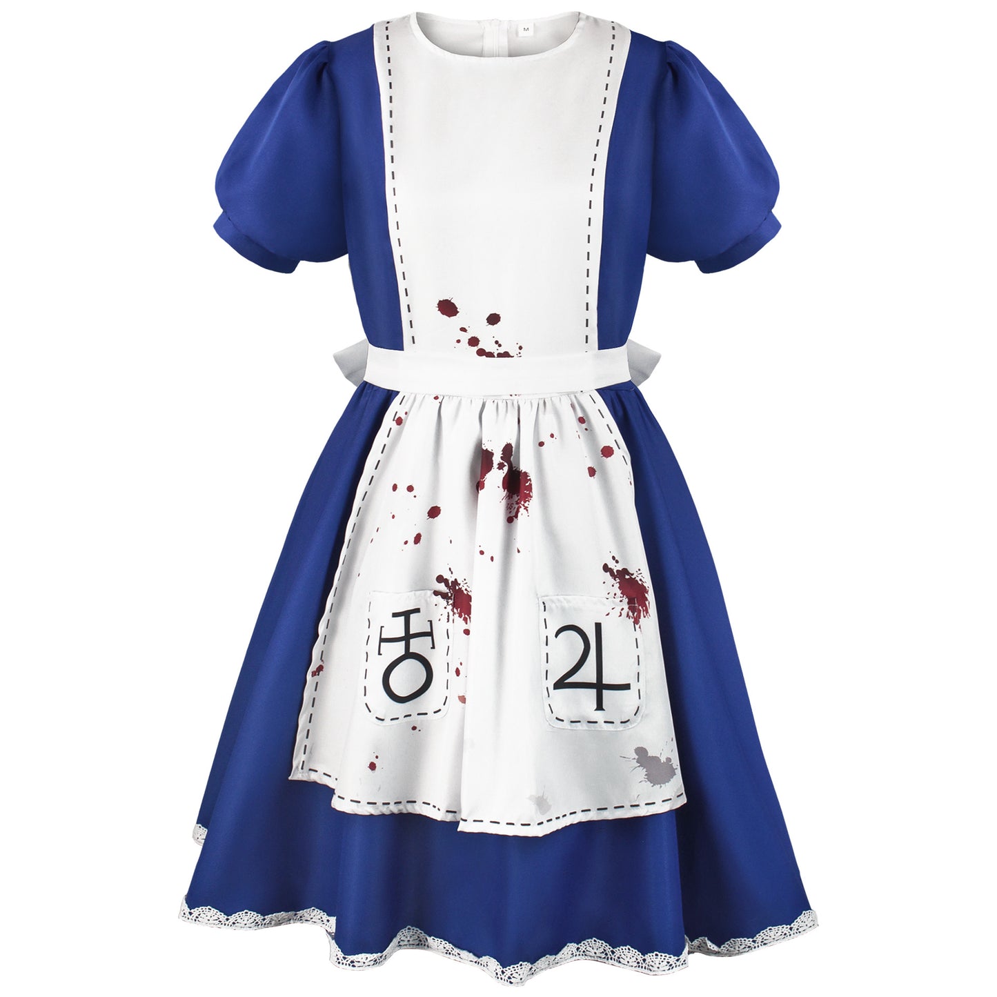HOMCHEE Trends Alice Cosplay Costume Adult Cotton Polyester