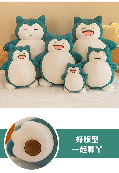 30/45/60CM Big Size Pokémon Cute Snorlax Plush Toy Cartoon Anime Plushies Peluche Home Decor Sleeping Pillow Children Toy Gift