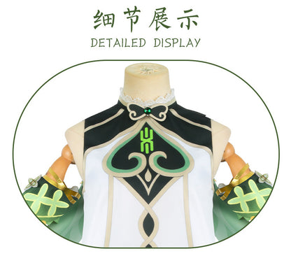 Genshin Impact Nahida Cosplay Costume Set Cotton Polyester