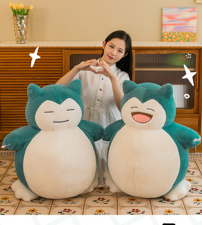 30/45/60CM Big Size Pokémon Cute Snorlax Plush Toy Cartoon Anime Plushies Peluche Home Decor Sleeping Pillow Children Toy Gift