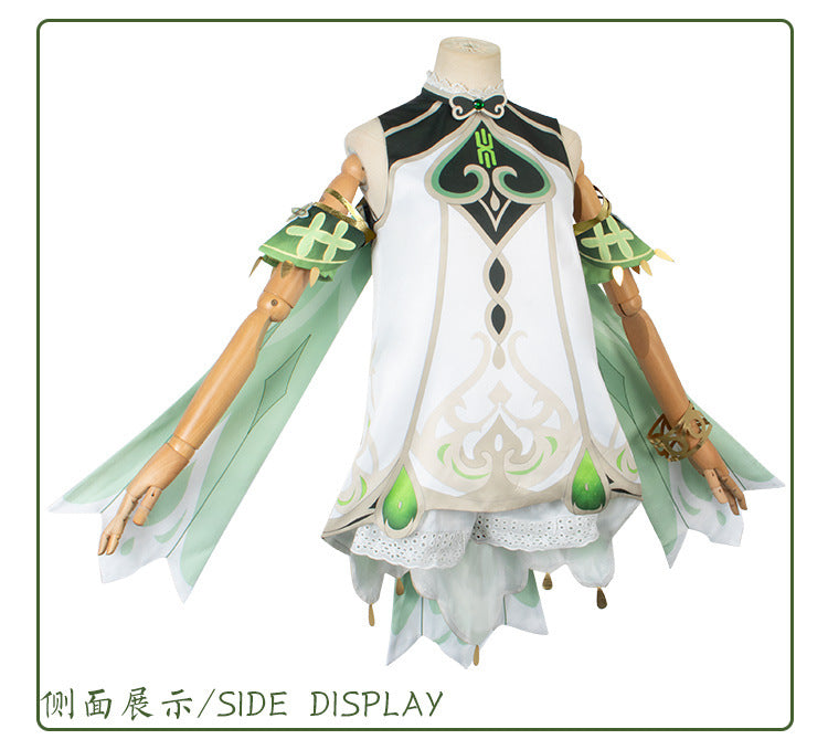 Genshin Impact Nahida Cosplay Costume Set Cotton Polyester