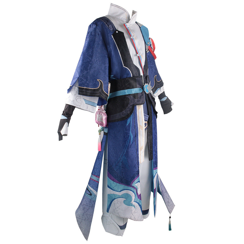 HOMCHEE TRENDS Yanqing Cosplay Costume Big Size Cotton Polyester