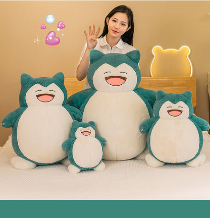 30/45/60CM Big Size Pokémon Cute Snorlax Plush Toy Cartoon Anime Plushies Peluche Home Decor Sleeping Pillow Children Toy Gift