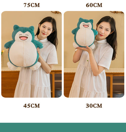 30/45/60CM Big Size Pokémon Cute Snorlax Plush Toy Cartoon Anime Plushies Peluche Home Decor Sleeping Pillow Children Toy Gift