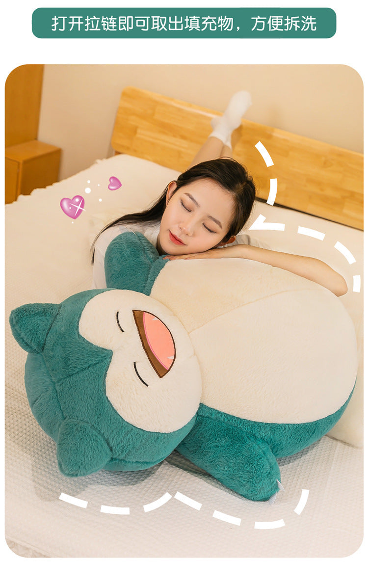 30/45/60CM Big Size Pokémon Cute Snorlax Plush Toy Cartoon Anime Plushies Peluche Home Decor Sleeping Pillow Children Toy Gift