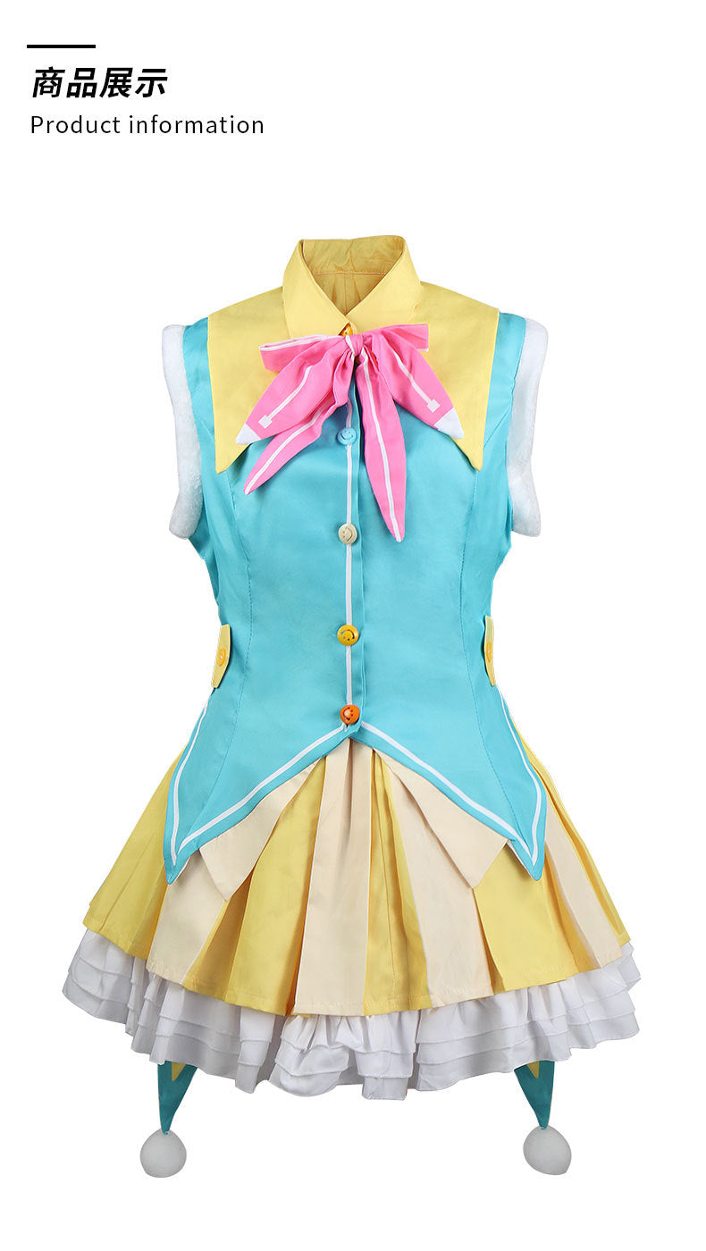 Project Sekai Kusanagi Nene Cosplay Costume Set Cotton Polyester